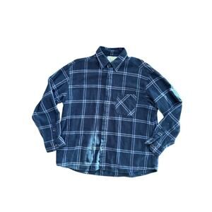 Vintage Alaska Wilderness Gear 19A59 Men's Flannel Plaid Shirt Size XL